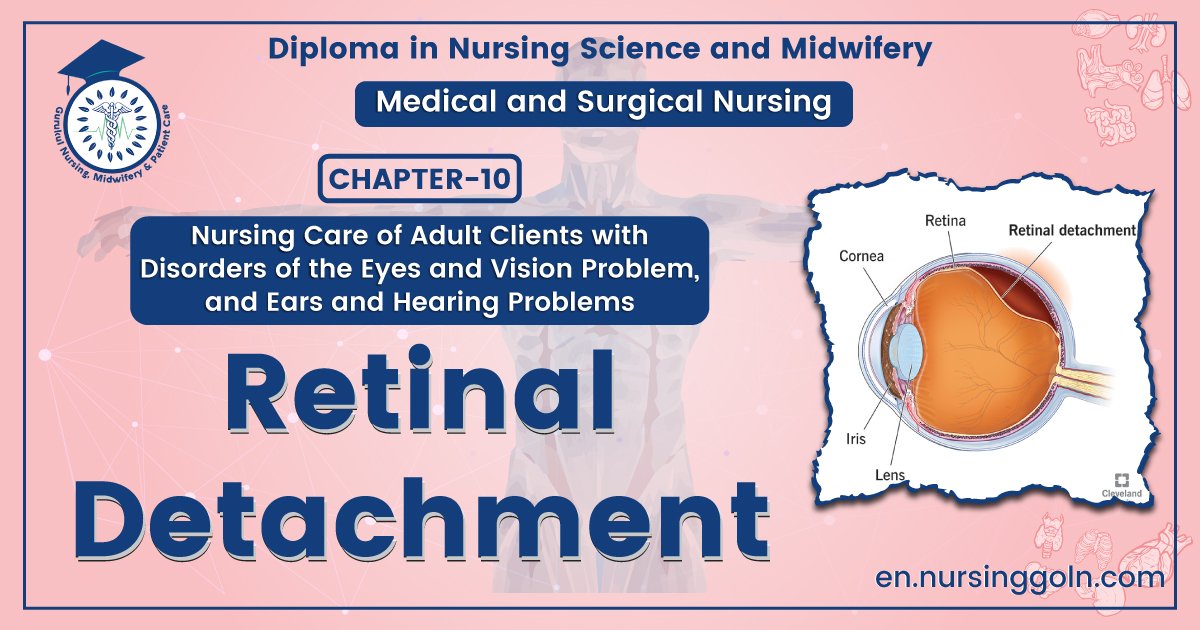 Retinal detachment | CHAPTER-10 | Medical and Surgical Nursing