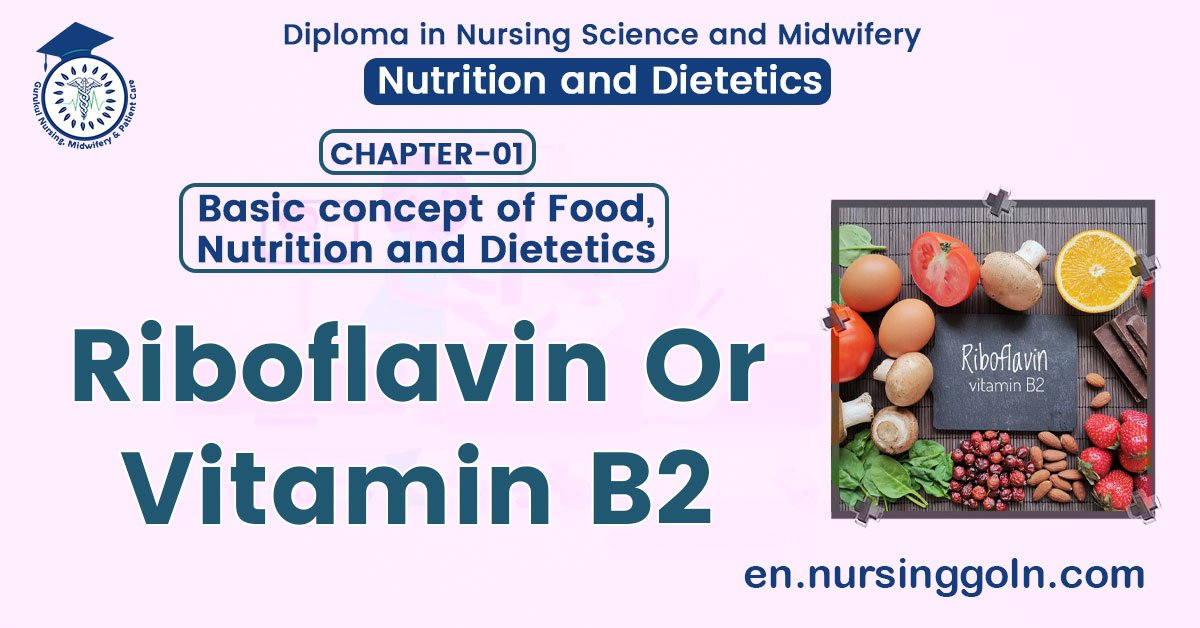 Vitamin B₂ or Riboflavin | CHAPTER 1 | Nutrition and Dietetics