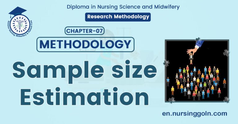 Sample size estimation | CHAPTER-7 | Research Methodology
