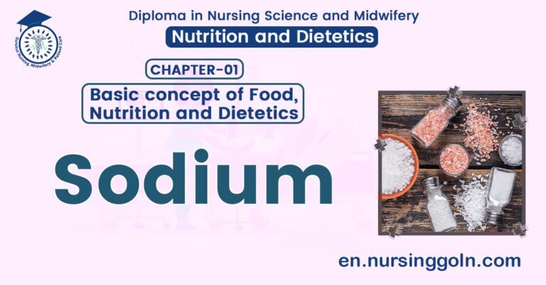 Concept about Sodium | CHAPTER 1 | Nutrition and Dietetics