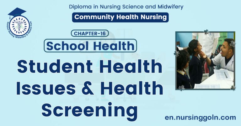 Student health issues and Health screening