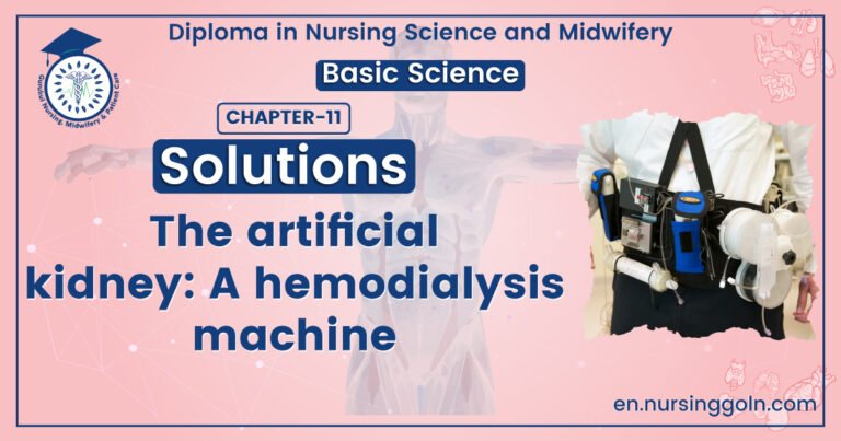 The artificial kidney: A hemodialysis machine