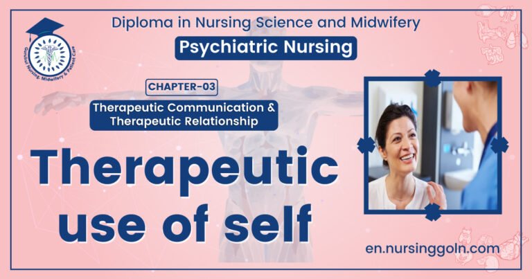 Therapeutic use of self