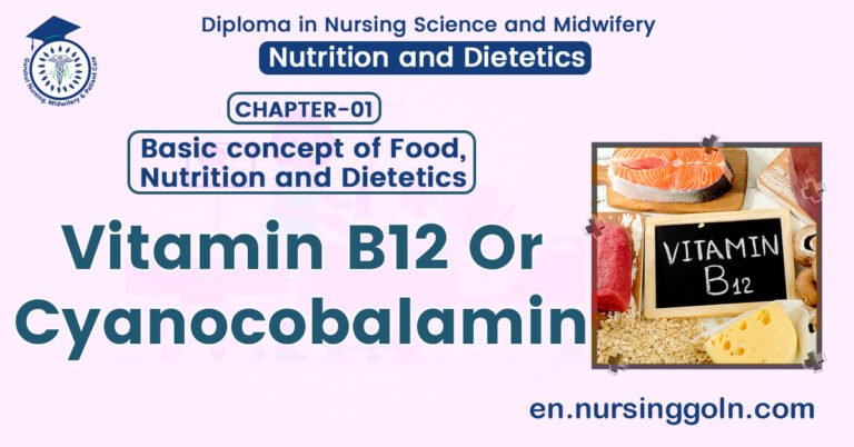 Vitamin B12 Or Cyanocobalamin | CHAPTER 1 | Nutrition and Dietetics