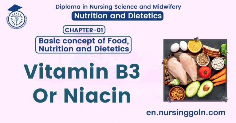 Vitamin B3 Or Niacin | CHAPTER 1 | Nutrition and Dietetics