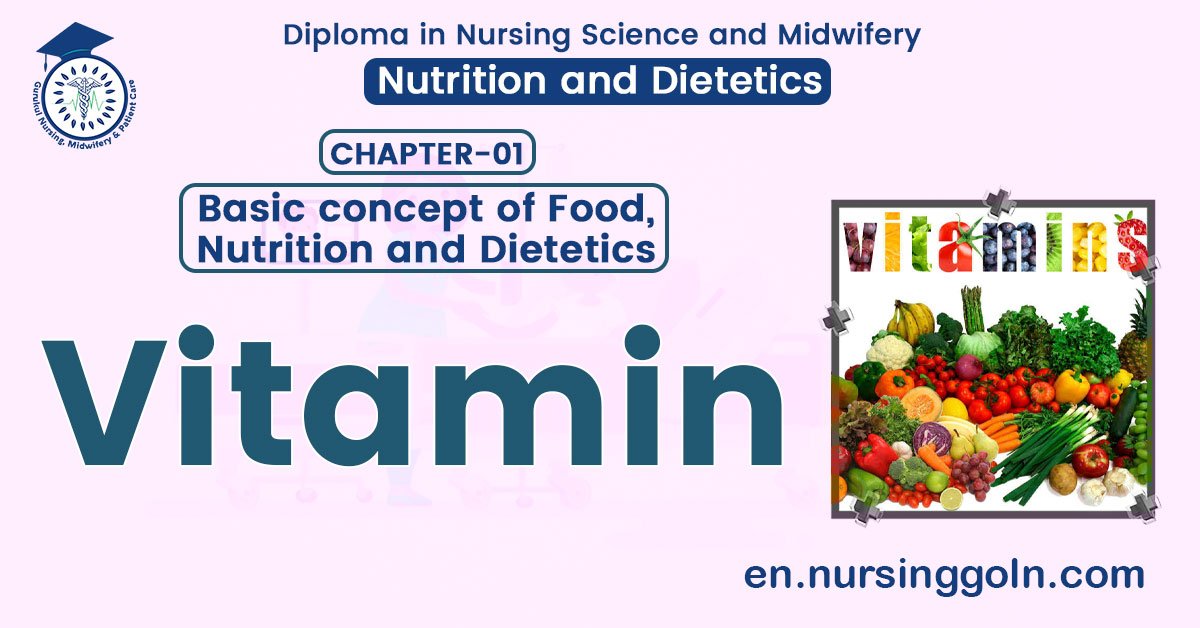 Definition of Vitamin | CHAPTER 1 | Nutrition and Dietetics