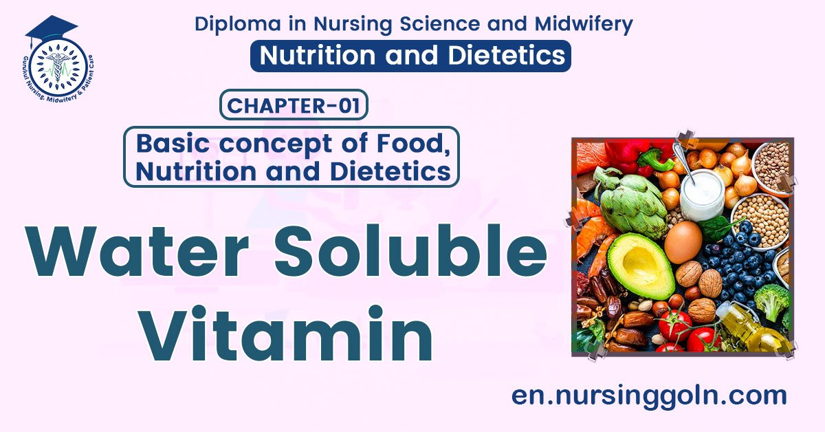 Water Soluble Vitamin | CHAPTER 1 | Nutrition and Dietetics