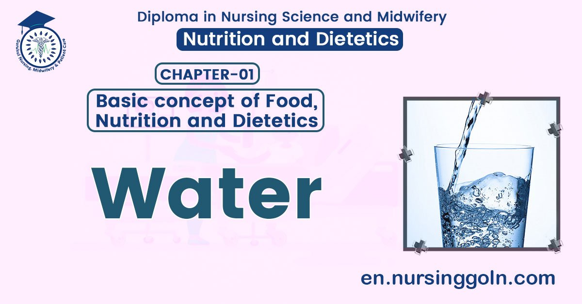 Concept of Water | CHAPTER 1 | Nutrition and Dietetics