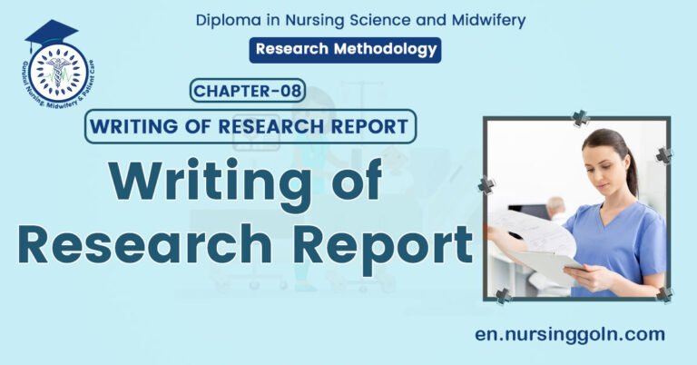 Writing of Research Report